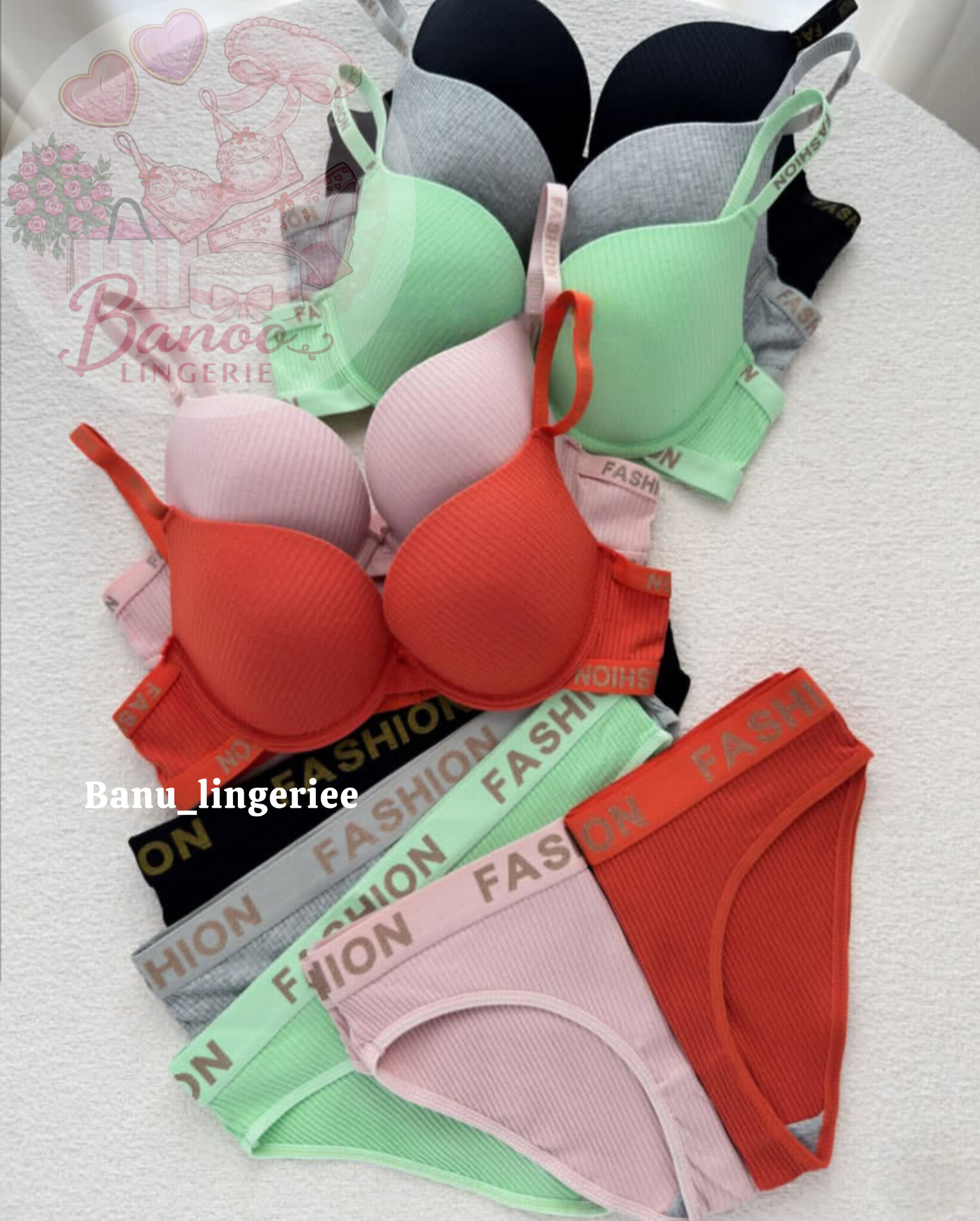 ست شورت و سوتین اسفنجی fashion